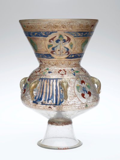 Mosque lamp by Syrian School